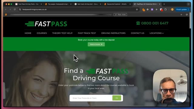 screenshot of Fast Pass Driving Tests